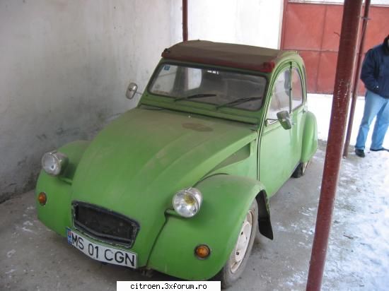 acum zile batut palma pentru citroen 2cv fabricatie 1986. masina mai circulat cativa ani trebuie cum