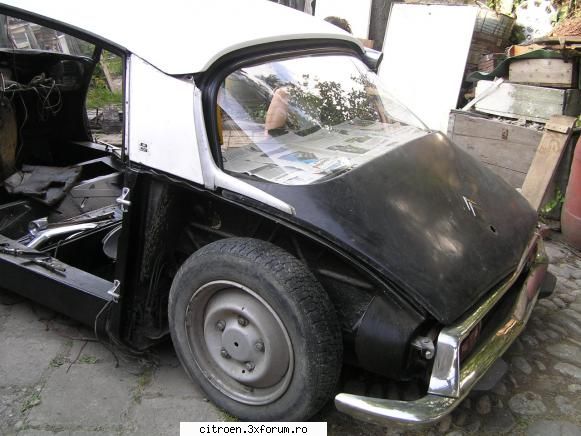 1972 Citroen DS 21 - capota spate e pusa doar asa de proba, pt stalpii - ID/DS